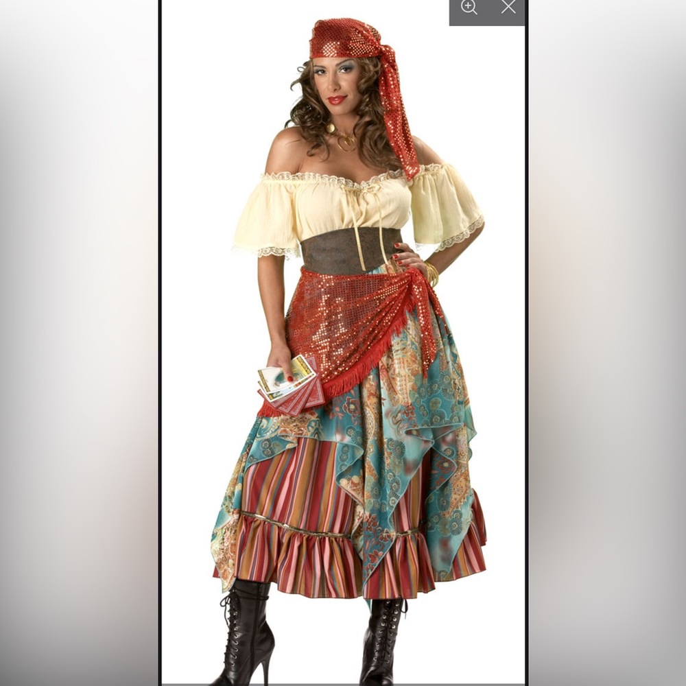In Character Women's Fortune Teller Halloween Costume 2XL Wench Renaissance